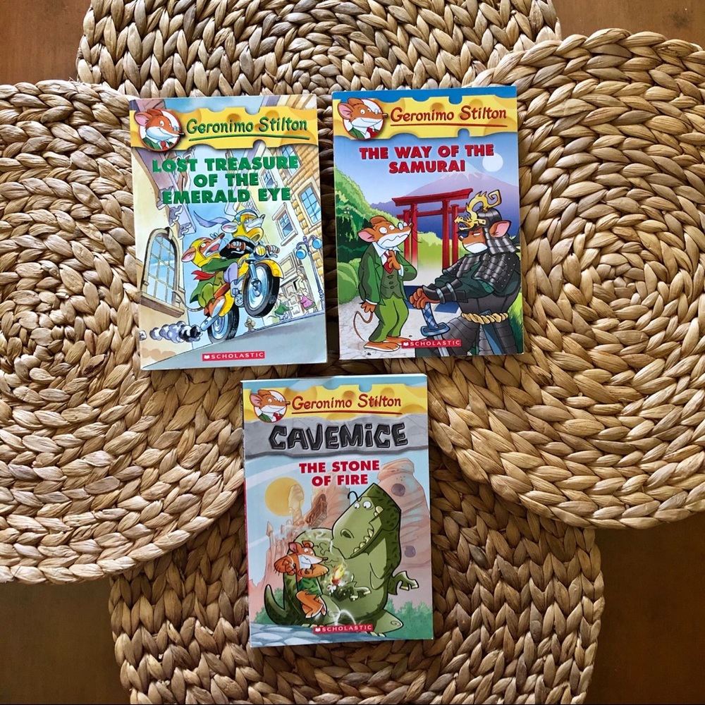 Like New Geronimo Stilton 3 Childrens Books